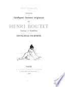 Henri Boutet, graveur et pastelliste