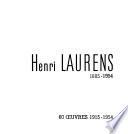 Henri Laurens, 1885-1954