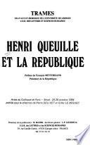 Henri Queuille et la République