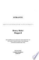 Henry Rider Haggard