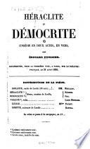 Héraclite et Démocrite