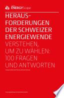 Herausforderungen der Schweizer Energiewende