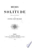 Heures de Solitude, fantaisies poétiques