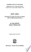 Hiera zōia [i.e. zōa]