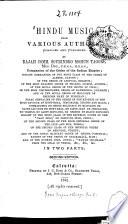 Hindu Music from Various Authors
