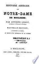 Histoire abrégée de Notre-Dame de Boulogne