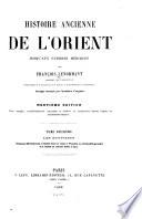 Histoire ancienne de l'Orient jusqu'aux guerres médiques: Les Égyptiens