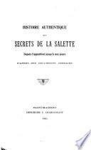 Histoire authentique des secrets de La Salette