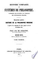 Histoire comparée des systemes de philosophie, relativement aux principes des connaissances humaines