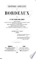 Histoire complète de Bordeaux