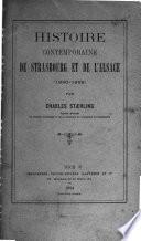 Histoire contemporaine de Strasbourg et de l'Alsace, 1860-1852