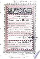 Histoire critique de la prédication de Bossuet ...