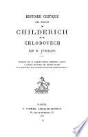 Histoire critique des règnes de Childerich et de Chlodovech