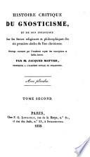 Histoire critique du gnosticisme,