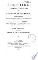 Histoire critique et militaire des guerres de la révolution