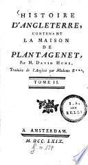 Histoire D'Angleterre, Contenant La Maison De Plantagenet