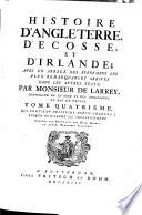 Histoire d'Angleterre, d'Ecosse, et d'Irelande