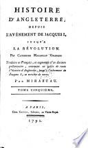 Histoire d'Angleterre depuis l'avènement de Jacques I jusqu'à la Révolution