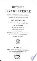 Histoire d'Angleterre : depuis l'invasion de Jules-César jusqu'à la révolution de 1688