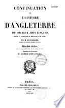 Histoire d'Angleterre depuis la première invasion des Romains jusqu'à nos jours...