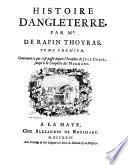 Histoire d'Angleterre