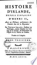 Histoire d'Irlande, depuis l'invasion de Henri II, traduite de l'anglois par M.A. Eidous