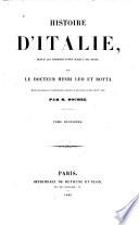 Histoire d'Italie, depuis les premiers temps jusqu'à nos jours