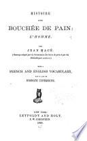 Histoire d'une bouchée de pain: l'homme