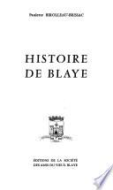 Histoire de Blaye