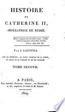 Histoire de Catherine II, Impératrice de Russie
