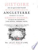 Histoire de ce qui siest passe de plus memorable en Angleterre (depuis Jacques Ier jusqu'en 1704.)