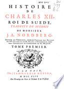 Histoire de Charles XII, roi de Suede