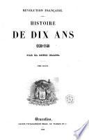 Histoire de dix ans