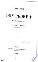 Histoire de Don Pèdre Ier