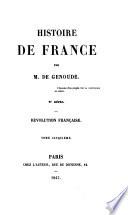 Histoire de France. (2e série, Revolution Française.).