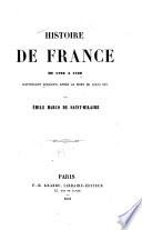 Histoire de France de 1793 à 1850