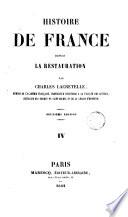 Histoire de France depuis la Restauration, 4