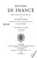 Histoire de France depuis les temps les plus reculés