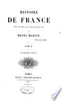 Histoire de France depuis les temps les plus reculés jusqu'en 1789