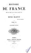 Histoire de France depuis les temps les plus reculés jusqu'en 1789