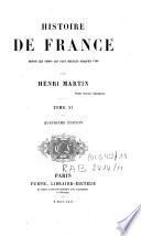 Histoire de France depuis les temps les plus reculés jusqu'en 1789