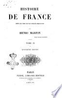 Histoire de France depuis les temps les plus réculés jusqu'en 1789 par Henri Martin