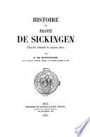 Histoire de Frantz de Sickingen, chevalier allemand du seizième siècle