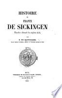 Histoire de Frantz de Sickingen, chevalier allemand du seizième siècle. [With plates.]