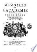 Histoire de l'Academie royale des sciences