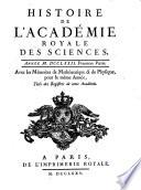 Histoire de l'Académie Royale des Sciences