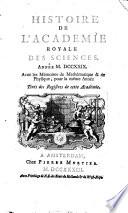 Histoire de l'Académie Royale des Sciences