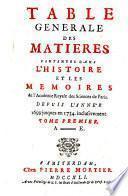 Histoire De L'Academie Royale Des Sciences