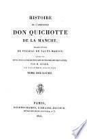 Histoire de l'admirable Don Quichotte de la Manche ... Avec un essai sur la vie et sur les ouvrages de Cervantes par M. Auger