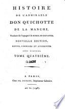Histoire de l'admirable Don Quixotte de la Manche. Nouvelle édition revûë&corrigée, etc. With plates